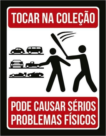 Imagem de Kit 5 Placas Tocar Coleção Carros Problemas 36X46