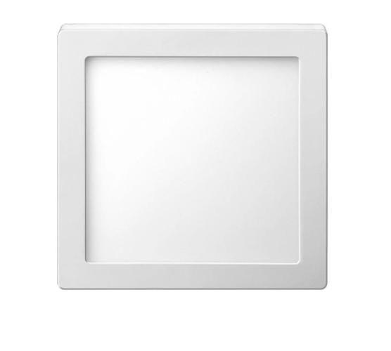 Imagem de Kit 5 Plafon Sobrepor Luminária Led Branco Frio 18W Quadrado