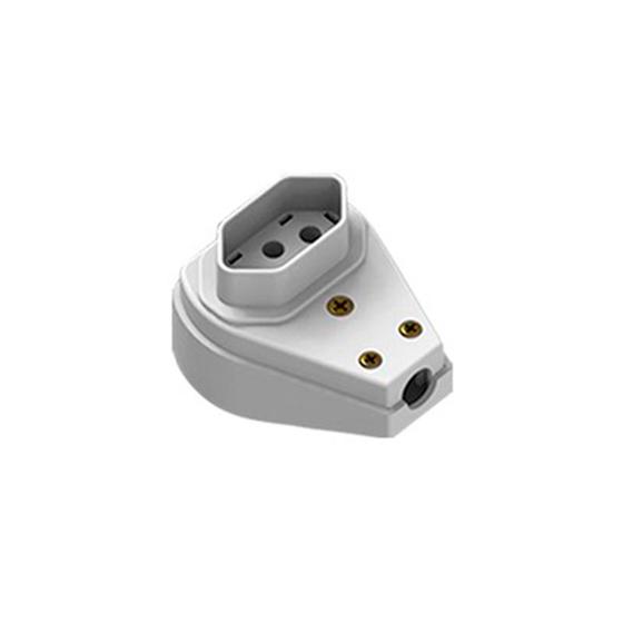 Imagem de Kit 5 Plug Tomada Fêmea 20a c/ Prensa Cabo Grande Resistente