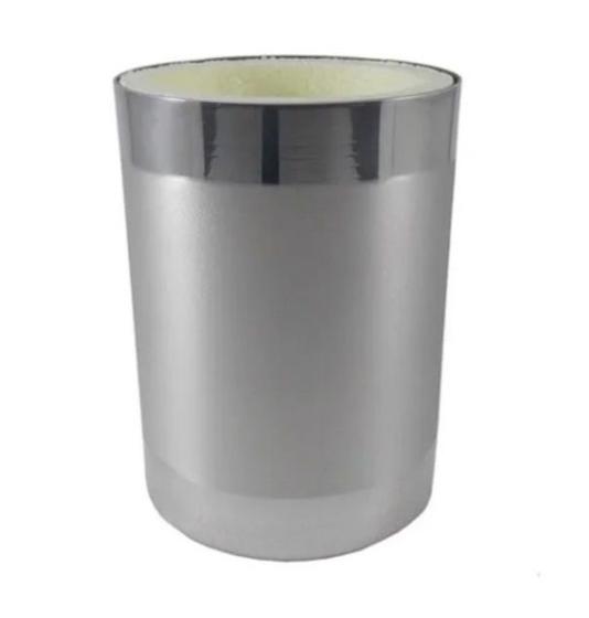 Imagem de Kit 5 Porta Lata Cerveja Refrigerante Escovado e Lixado 11x8 Alumínio