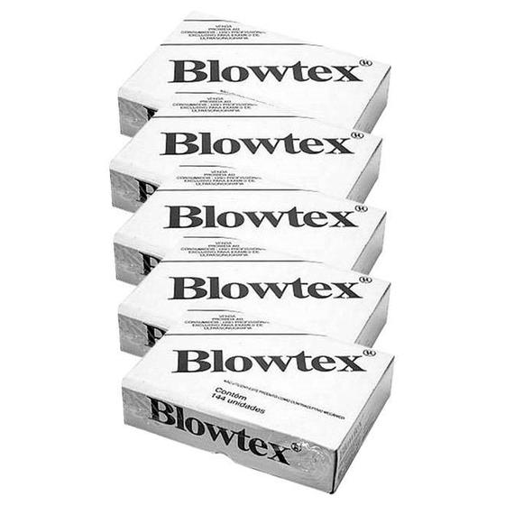 Imagem de Kit 5 Preservativos Blowtex Não Lubrificado 144 Unidades