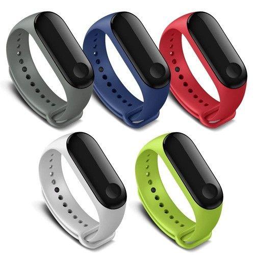 Imagem de Kit 5 Pulseiras 2 cores Nsmart store compatíveis com Mi Band 3/4