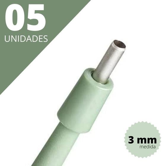 Imagem de Kit 5 Punch Dermatológico Biopsia Descartável 3Mm Uniqmed