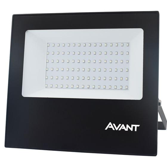 Imagem de Kit 5 Refletores LED AVANT SLIM 100W 6500K Branco Frio