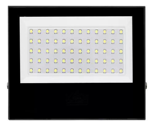 Imagem de Kit 5 Refletores Led Holofote Branco Frio Bivolt Ip65 100W Elgin