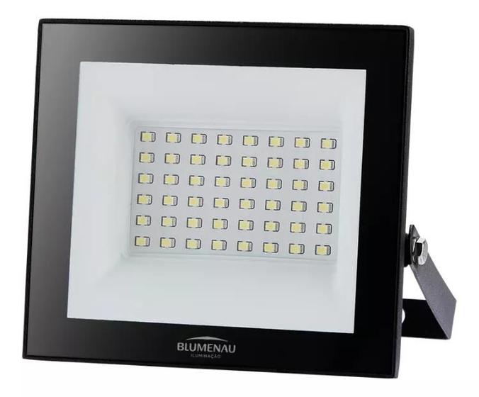 Imagem de Kit 5 Refletores LED Slim 50w 6500k Branco Frio - Blumenau