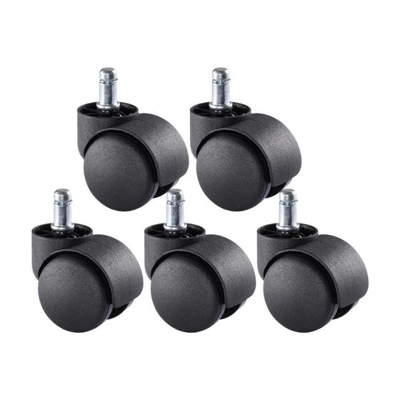 Kit 5 Rodinhas Rodízios Para Cadeira Escritório Moveis Anti Risco Menor preço em Kit 5 Rodinhas Rodízios Para Cadeira Escritório Moveis Anti Risco