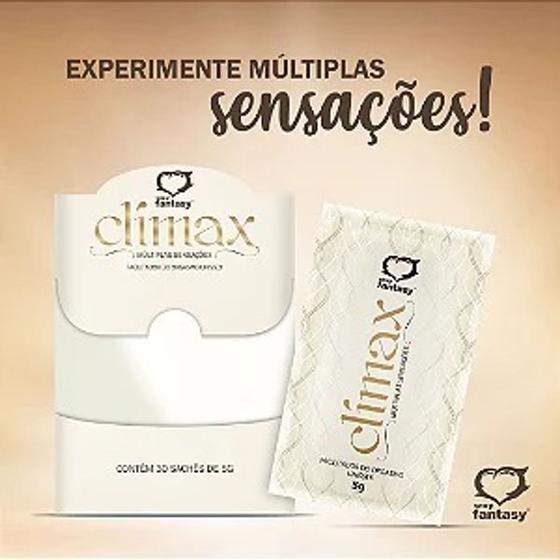 Imagem de Kit 5 Sachê Clímax Gel Facilitador Feminino 5G Sexy Fantasy