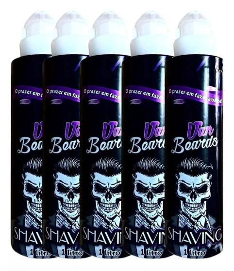 Kit 5 Shaving Gel 1kg Para Barbear Barbearia Menor preço em Kit 5 Shaving Gel 1kg Para Barbear Barbearia