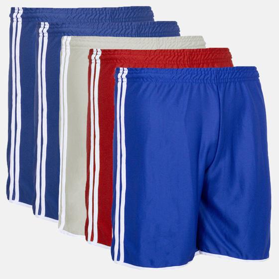 Imagem de Kit 5 Shorts Masculino Esporte Sport Futebol Fitness Calção