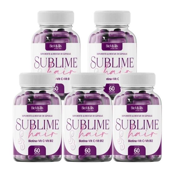 Imagem de Kit 5 Sublime Hair Caps Vitamina Capilar