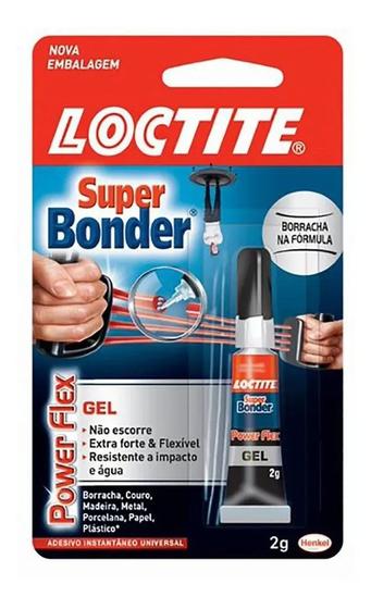 Imagem de Kit 5 super bonder cola instântanea flex gel 1877391 2g loctite