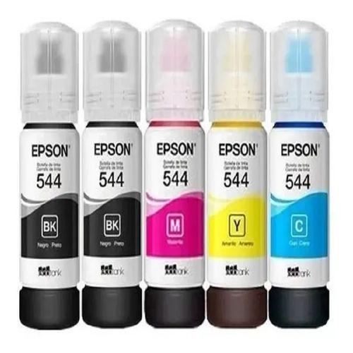 Kit 5 Tintas 544 2 Pretos, 1 Magenta, 1 Ciano e 1 Amarelo L3110 L3150 é boa?
