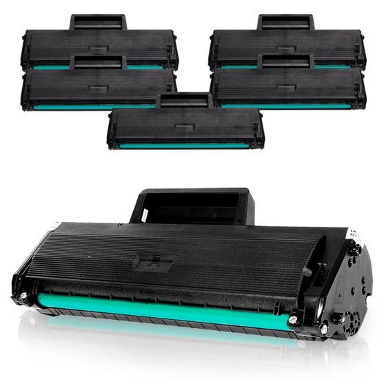 Imagem de Kit 5 Toner Compatível D111 Mlt-d111s D111S para M2020 M2022w M2020fw M2022 Sl-m2020w/xaa M2070w - Com Chip