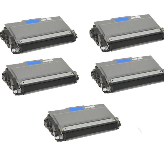 Imagem de kit 5 toner TN3382 compatível para impressora Brother HL-5472