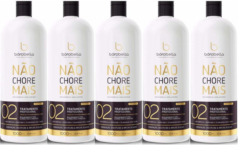 Kit 5 un Borabella Progressiva Não Chore Mais Passo 2 1Litro Menor preço em Kit 5 un Borabella Progressiva Não Chore Mais Passo 2 1Litro