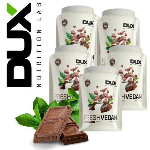 Imagem de Kit 5 un Fresh Vegan Proteina Vegana Cacau - Dux Nutrition