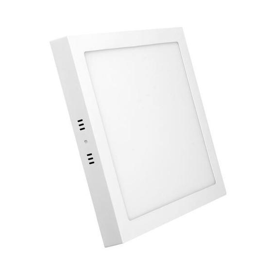 Imagem de Kit 5 un. Painel led Sobrepor Quadrado Luminária Teto Plafon Pop 24w 1680 lumens 6500k Branco Frio -1 Ano Garantia