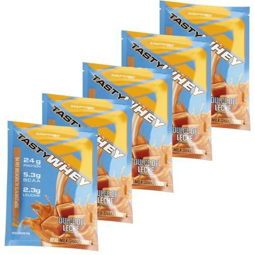 Imagem de Kit 5 un Tasty Whey 3w Sachê de 34g Adaptogen Douce de Leche