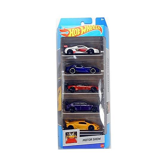 Kit 5 Unid. Carrinho Hot Wheels MOTOR SHOW HFV80 - MATTEL Menor preço em Kit 5 Unid. Carrinho Hot Wheels MOTOR SHOW HFV80 - MATTEL