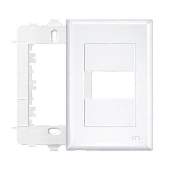 Imagem de Kit 5 Unid. Placa 4x2 + Suporte Para 1 Módulo Evidence - Fame