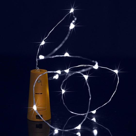 Imagem de Kit 5 Unid. Rolha Fio De Luz De Fada 20 Leds 2m