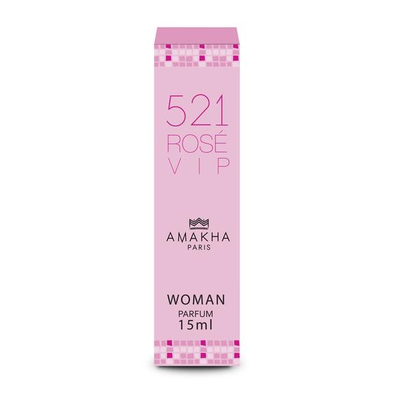 Imagem de Kit 5 Unidades 521 Vip Rosé  Perfume Feminino Amakha Paris