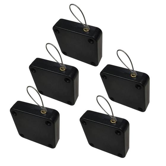 Imagem de Kit 5 Unidades de Mola para Fechamento Automático de Porta Cabo Retrátil