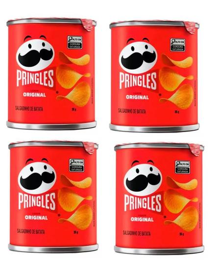 Kit 5 unidades Mini Batata Pringles pequena 35 gramas Menor preço em Kit 5 unidades Mini Batata Pringles pequena 35 gramas