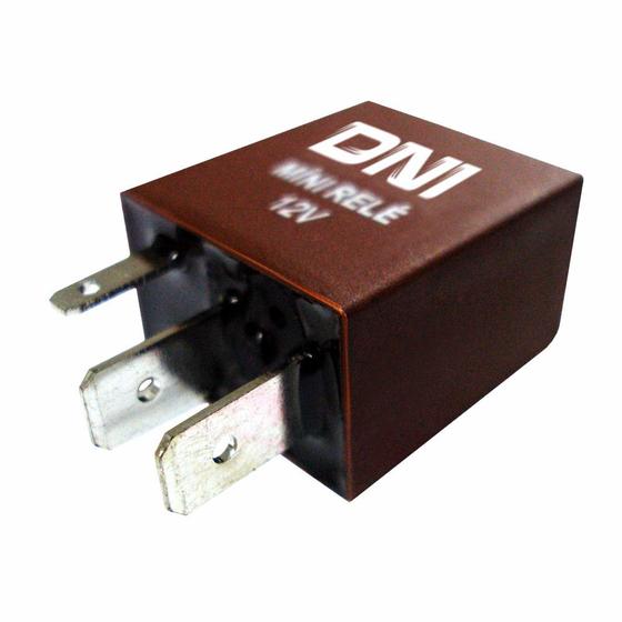 Kit 5 unidades - míni relé auxiliar - 12v - 30a - dni 0123 Menor preço em Kit 5 unidades - míni relé auxiliar - 12v - 30a - dni 0123