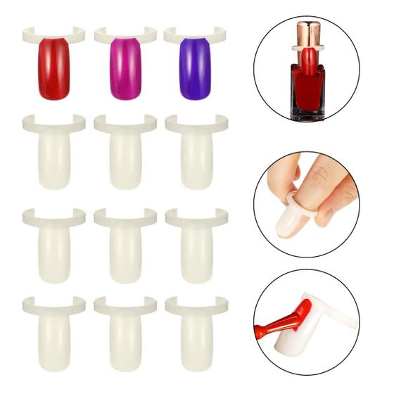 Imagem de Kit 50 Anéis Mostruário de Unhas Expositor Manicure Esmaltes