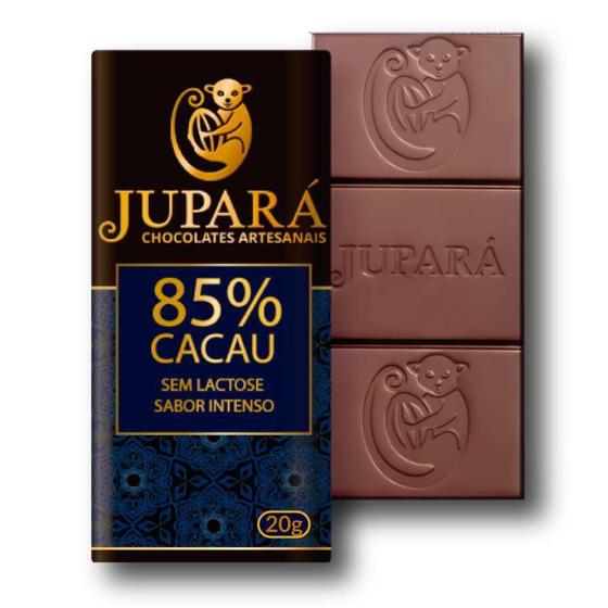 Imagem de Kit 50 Barras De Chocolates Jupará 85% Cacau - Sem Lactose