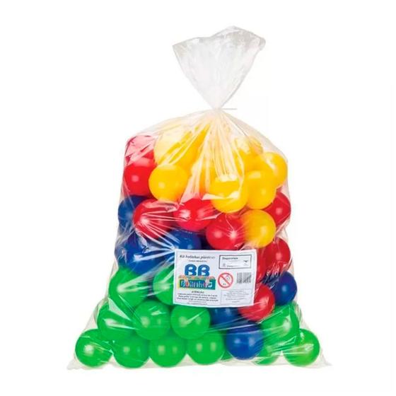 Imagem de Kit 50 Bolinhas Plásticas Coloridas Infantil - Dispropil