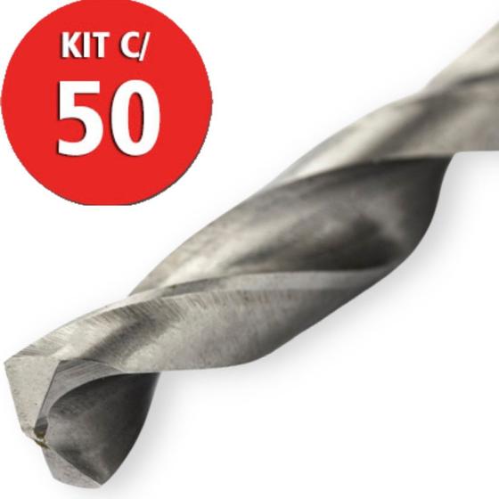 Imagem de Kit 50 Broca Aço Rápido 4,2mm Beltools