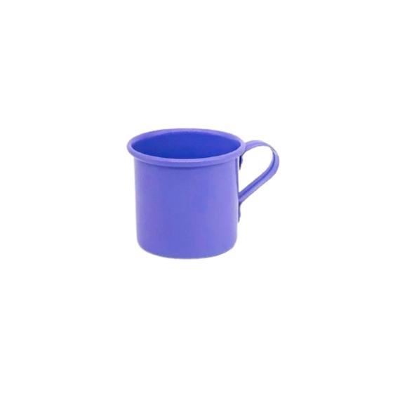 Imagem de Kit 50 Canecas aluminio 100 Ml colorida mini Padaria