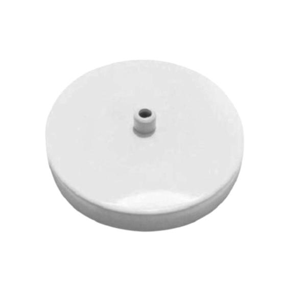 Imagem de Kit/50 Canopla Lustre Pendente Cilíndrica Vivare Md-1004 11x1,2cm Branco