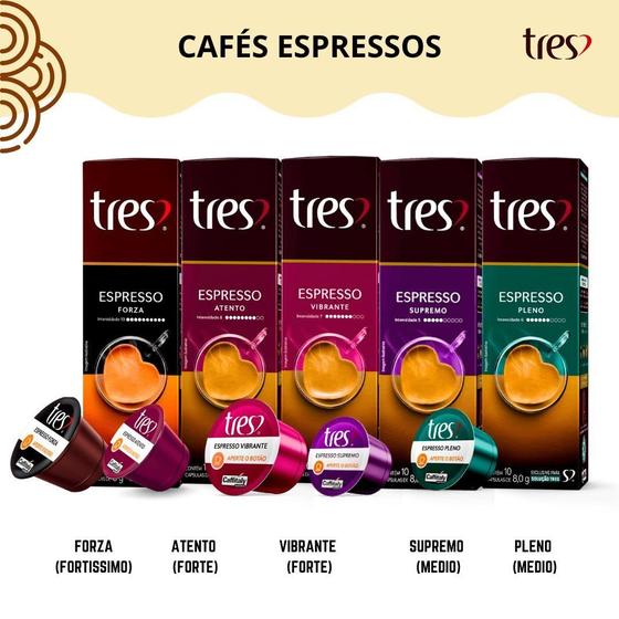 Imagem de Kit 50 Cápsulas Café Tres Corações -