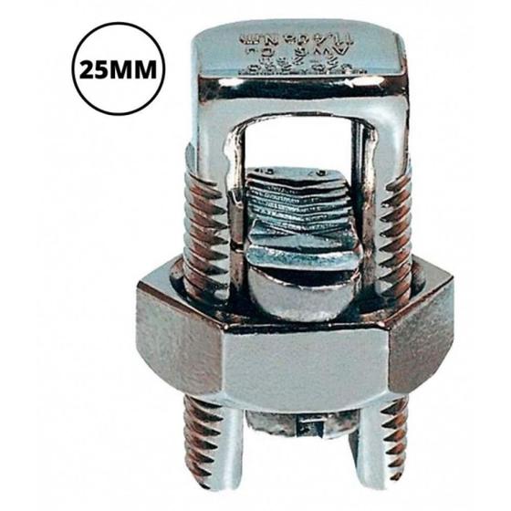 Imagem de Kit 50 conector parafuso split bolt 25mm pressao intelli 1803