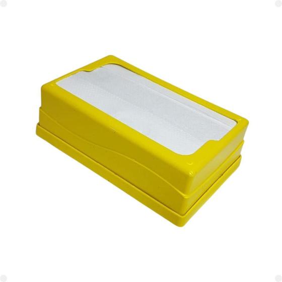 Imagem de Kit 50 De Porta Guardanapo Papel Plus Amarelo Envio Já