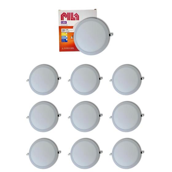Imagem de Kit 50 Luminárias Painel Led Embutir Philips Pila 18w 3000k