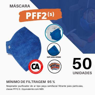 Imagem de Kit 50 máscara de proteção pff2 - prc