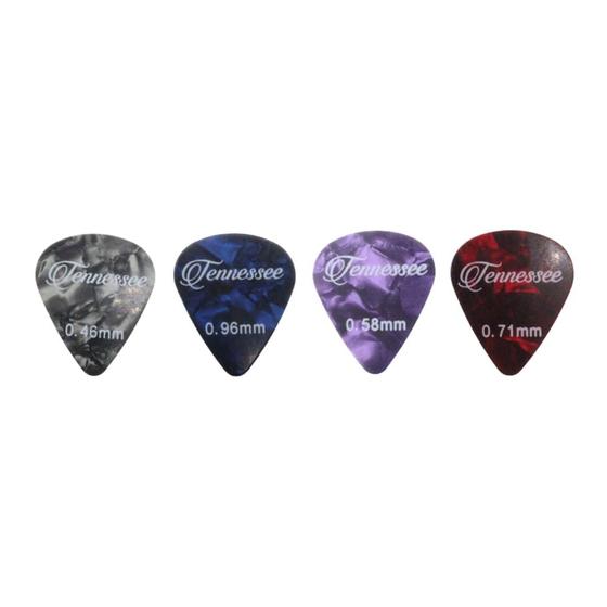 Imagem de Kit 50 Palhetas Para Violão Guitarra Tennesse Liverpool