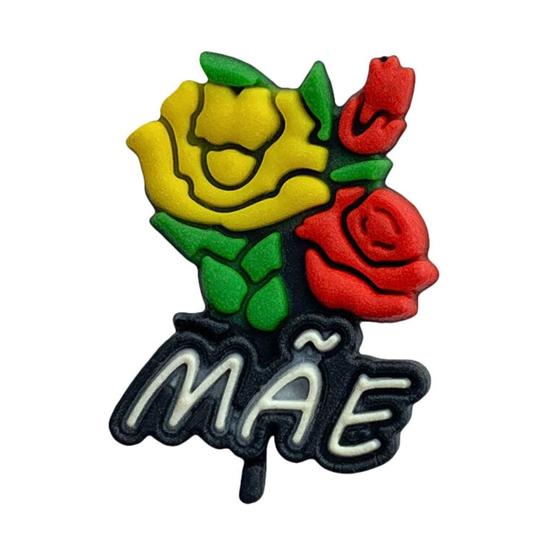 Imagem de Kit 50 Peças aplique Emborrachado Flor Mãe