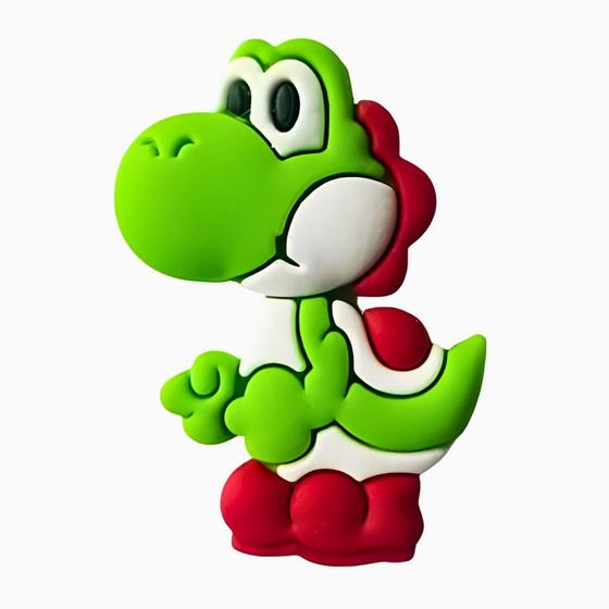 Imagem de Kit 50 Peças aplique Emborrachado Yoshi Dino Super Mario