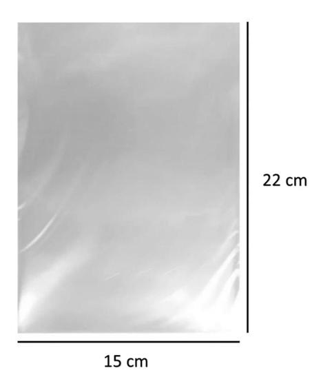 Imagem de Kit 50 Saquinhos Presente Pequeno 15x22cm Transparente Celofane Bopp 50 Und Vmp Embrulho para Presentes e Alimentos
