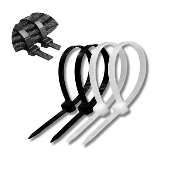 Imagem de KIT 500 Cintas Plasticas/Abraçadeiras de NYLON 2,5x250mm - 500 PEÇAS