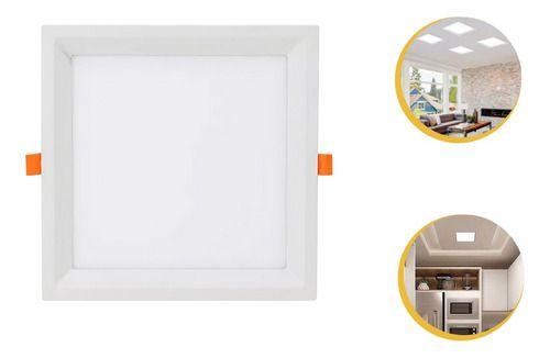 Imagem de Kit 58 Painel De Embutir Led 18w Quadrado 3000k 4000k 6500k 