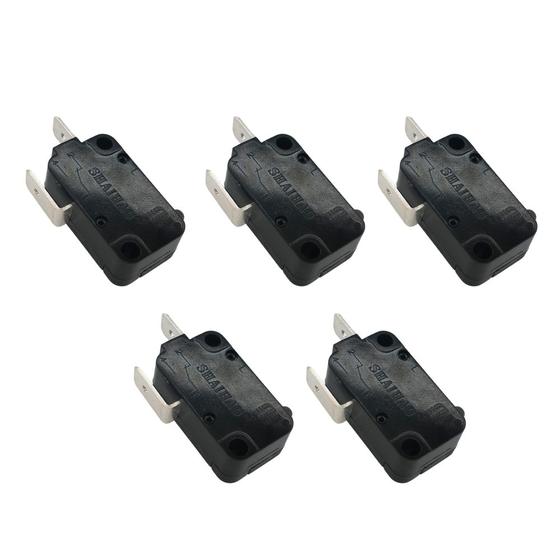 Imagem de Kit 5un Chave Micro Switch Interruptor Bivolt NO Compatível com Lavajato Gamma 150 G2552BR2