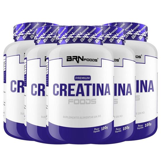 Imagem de Kit 5X Creatina 100G+ 5X Bcaa 100G Tangerina