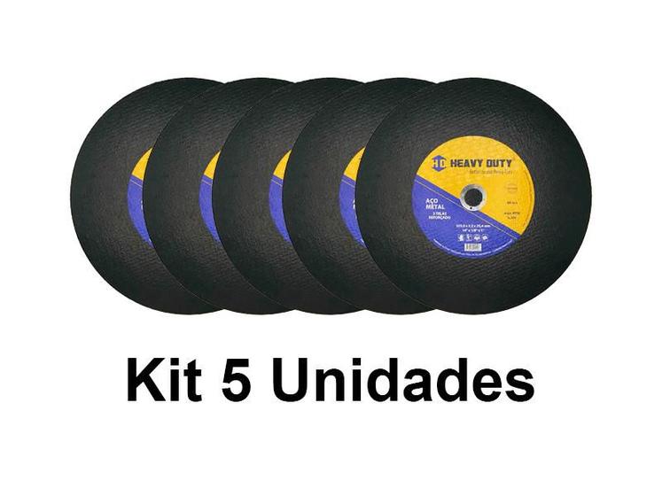 Imagem de Kit 5x Disco de Corte 14" Faststeel Heavy Duty